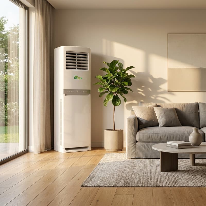 کولر گازی ایستاده 60000 دور ثابت گرین مدل GFS-H60P3T3 — تصویر ۴