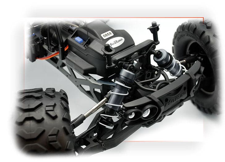 ماشین کنترلی تراک نیترو هوبائو Hobao hyper mt sport plus — تصویر ۴
