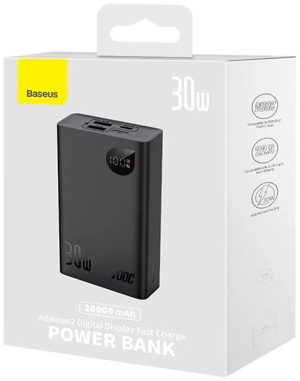 پاور بانک بیسوس مدل Baseus Adaman 2 PPAD050101 با ظرفیت 20000mAh و توان 30W — تصویر ۲