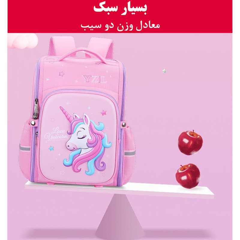 کوله پشتی وای زد ال مدل یونیکورن — تصویر ۷