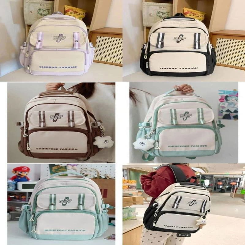 کوله پشتی مدرسه مدل Yigebag در چهار رنگ — تصویر ۵