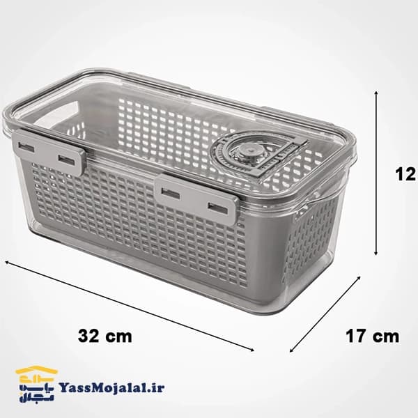 باکس یخچال 3/3 لیتر تاریخ دار لیمون — تصویر ۲