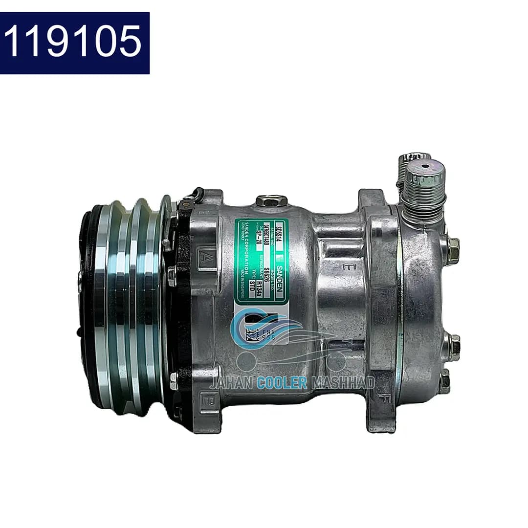 کمپرسور کولر 508 ساندن سنگاپور اصلی ( 12v) – کد 119105
