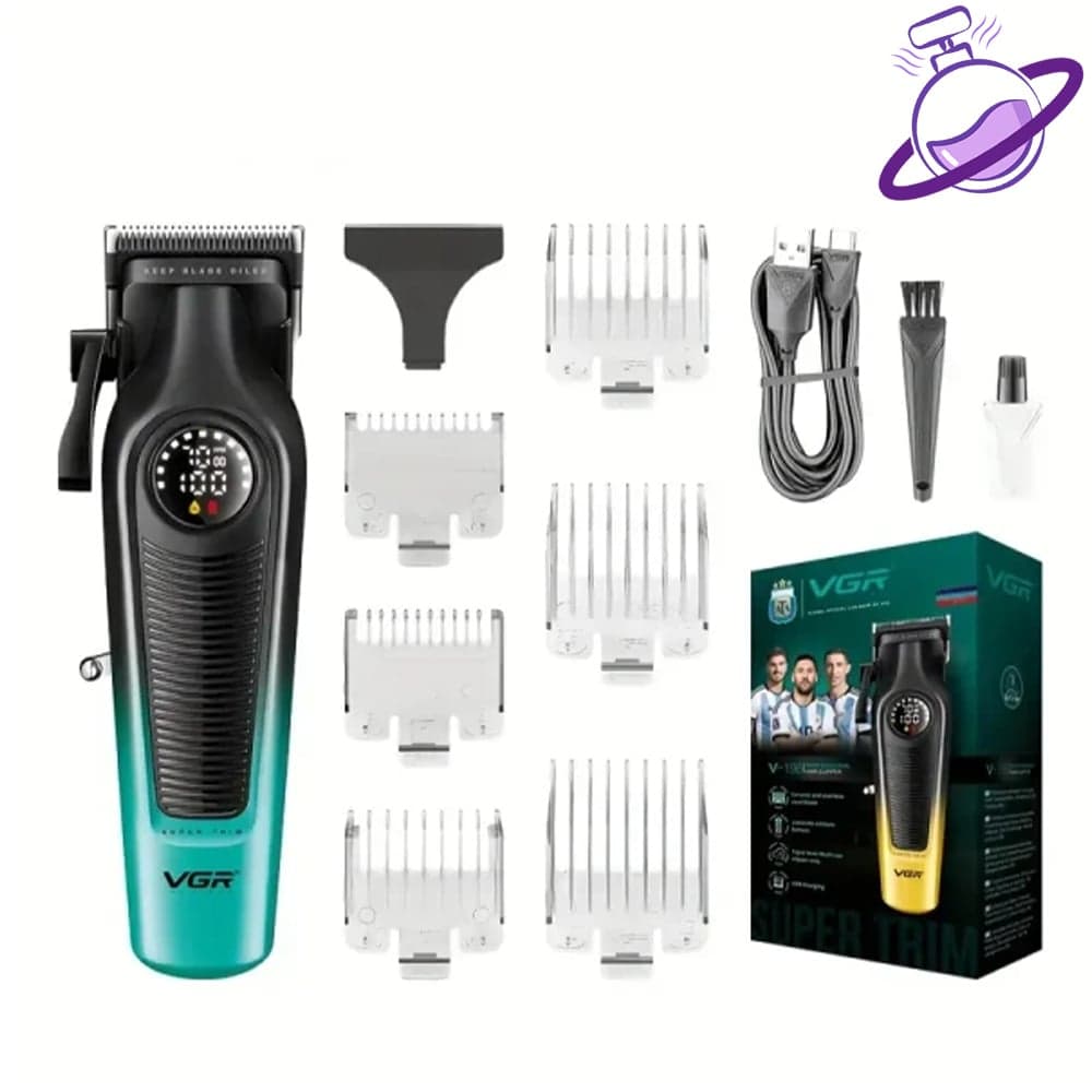 ماشین اصلاح موی سر و صورت شارژی وی جی ار – مدل V-196 — تصویر ۲