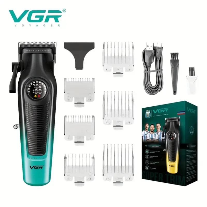 ماشین اصلاح موی سر و صورت شارژی وی جی ار – مدل V-196 — تصویر ۹