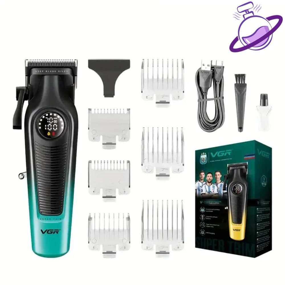 ماشین اصلاح موی سر و صورت شارژی وی جی ار – مدل V-196 — تصویر ۴