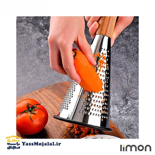 رنده استیل لیمون مخروطی کد 2118 — تصویر ۳