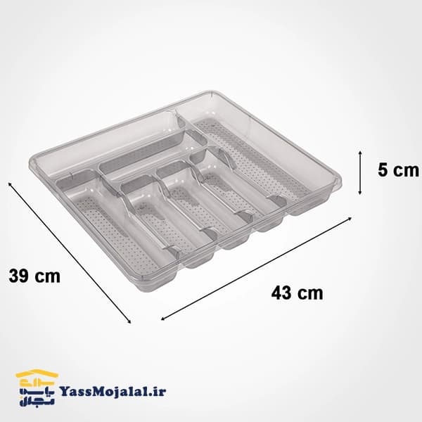 جاقاشقی شفاف داخل کابینت 1 طبقه لیمون — تصویر ۲