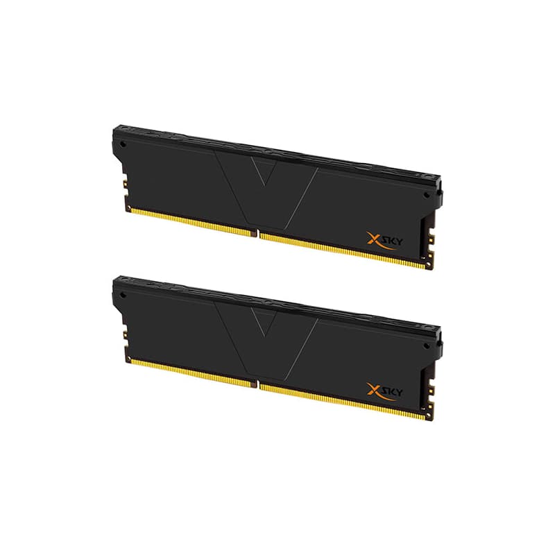 رم کامپیوتر DDR5 دو کاناله 5200 مگاهرتز CL40 وی-کالر مدل Manta XSky ظرفیت (2×8)16 گیگابایت