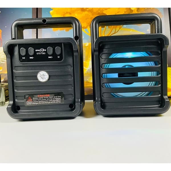 مینی اسپیکر بلوتوثی و قابل حمل Great Nice مدل GTS-1363 — تصویر ۳