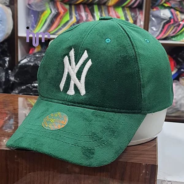 کلاه مخمل گلدوزی NY — تصویر ۶