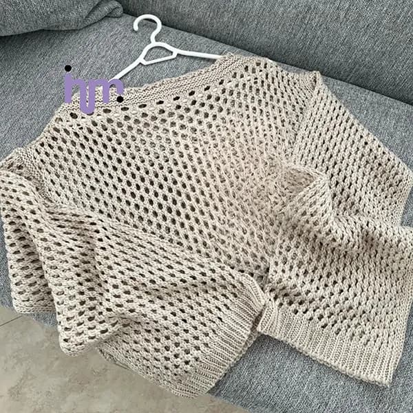 کراپ شراگ بافتنی — تصویر ۴