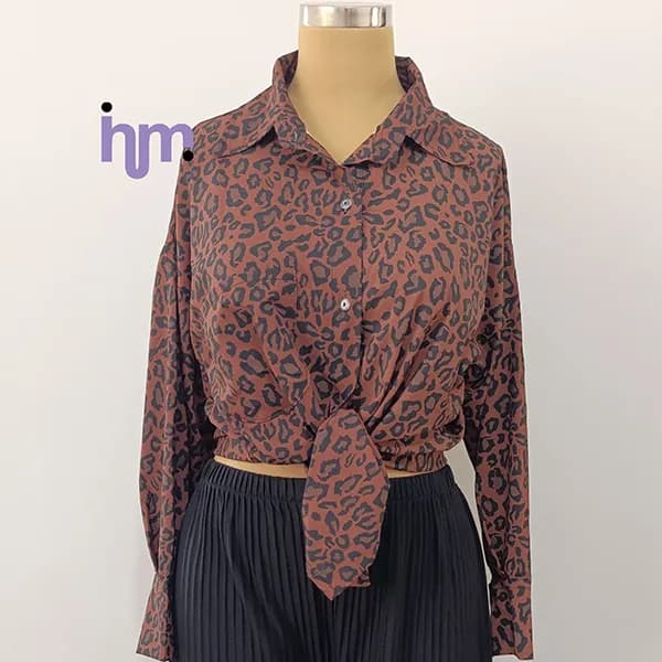 شومیز پلنگی کد 70699