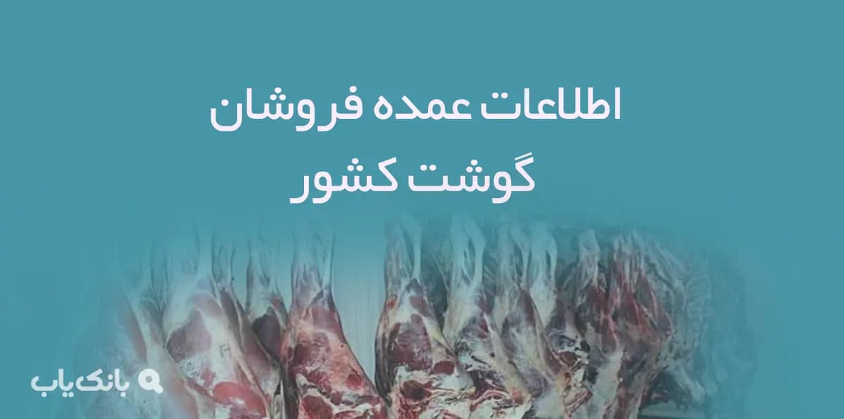 اطلاعات عمده فروشان گوشت کشور