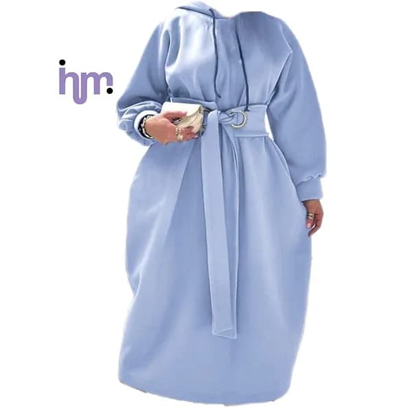 هودی لانگ کمر پانچی کد 60904 — تصویر ۳