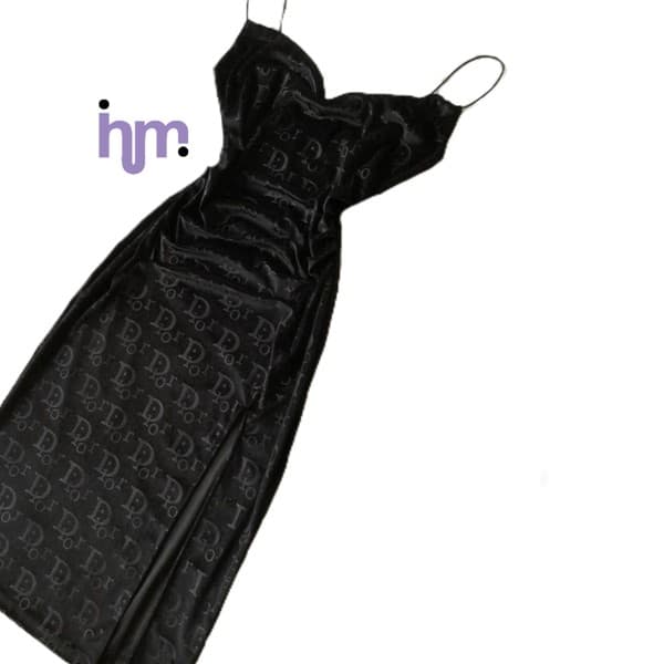 ماکسی مخمل طرح Dior کد 66329