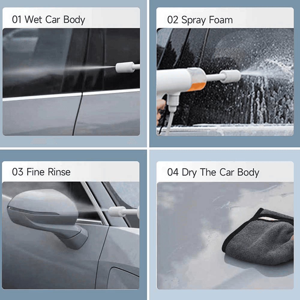 کارواش شیائومی Xiaomi Cordless Pressure Washer مدل MJXCJ001QW — تصویر ۳
