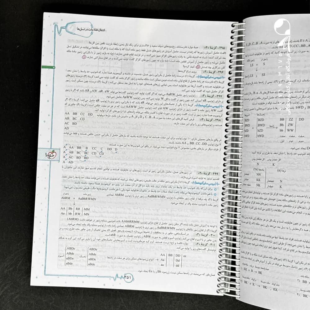 تست زیست دوازدهم خیلی سبز — تصویر ۵