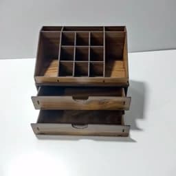 نظم دهنده لوازم و استند لوازم آرایش چوبی — تصویر ۳