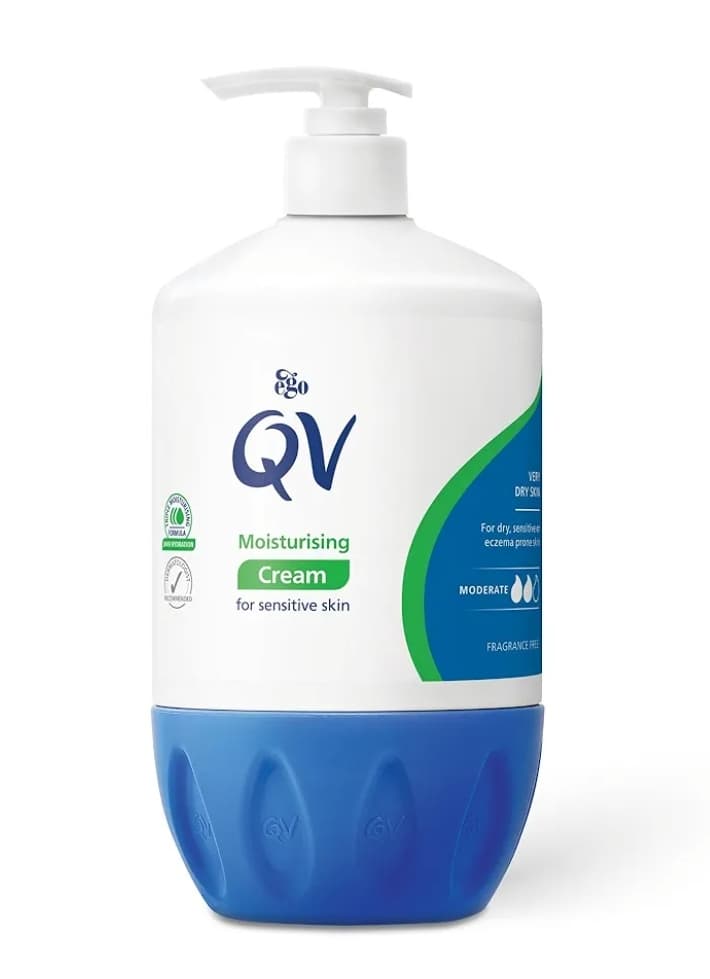 کرم مرطوب کننده کیو وی پوست خشک و حساس 450milQV Moisturizing Cream — تصویر ۲