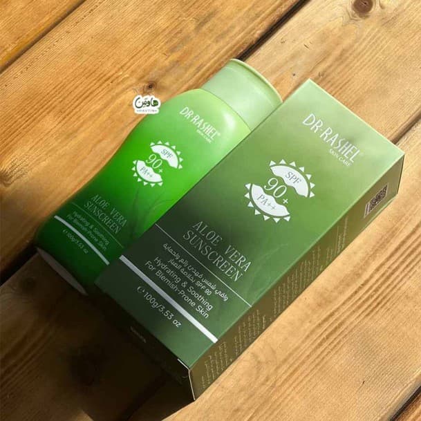 ضدآفتاب آلوئه ورا دکترراشل SPF90 (پوست نرمال تا خشک) — تصویر ۲