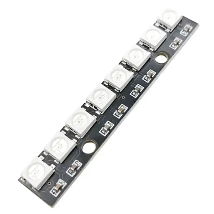 ماژول LED RGB خطی 8 تایی مدل WS2812 — تصویر ۵