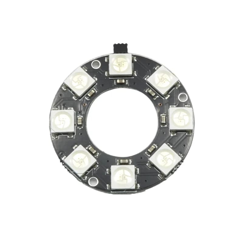ماژول LED RGB حلقه ای 8 تایی WS2812 — تصویر ۴
