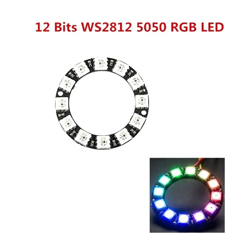ماژول LED RGB حلقه ای 12 تایی — تصویر ۲