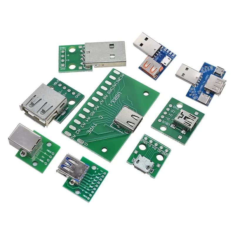 مبدل USB نری به USB مادگی و Type-C و Micro USB — تصویر ۲