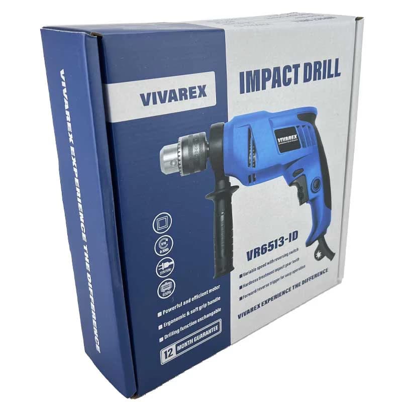 دریل چکشی 650w ویوارکس دیمر دار مدل VR6513-ID — تصویر ۴