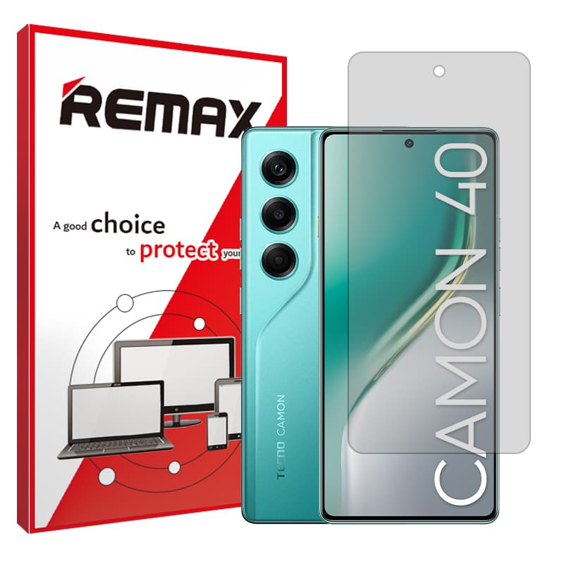 گلس تکنو Camon 40 مدل هیدروژلی مات برند ریمکس