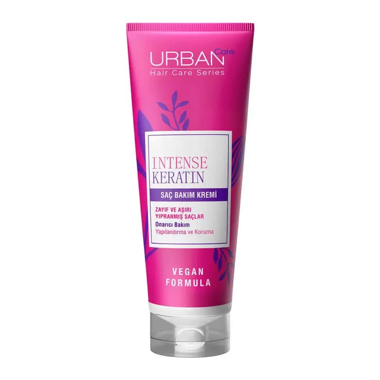 نرم کننده مو کراتینه اوربن کر UIrban Care مدل Intense Keratin حجم 250 میل — تصویر ۳