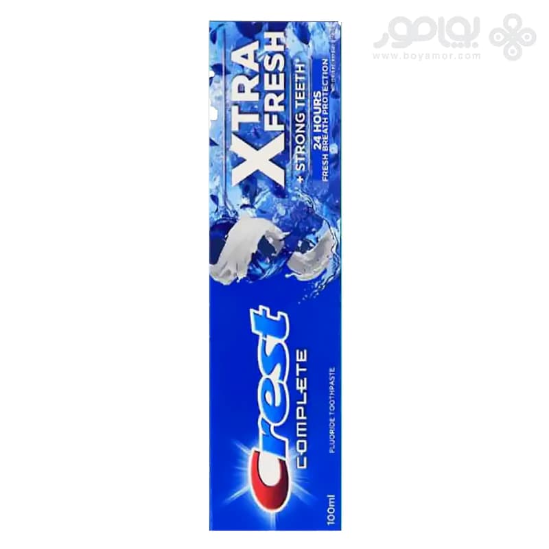 خمیر دندان کرست کامپلیت مدل XTRA FRESH حجم 100 میل — تصویر ۴