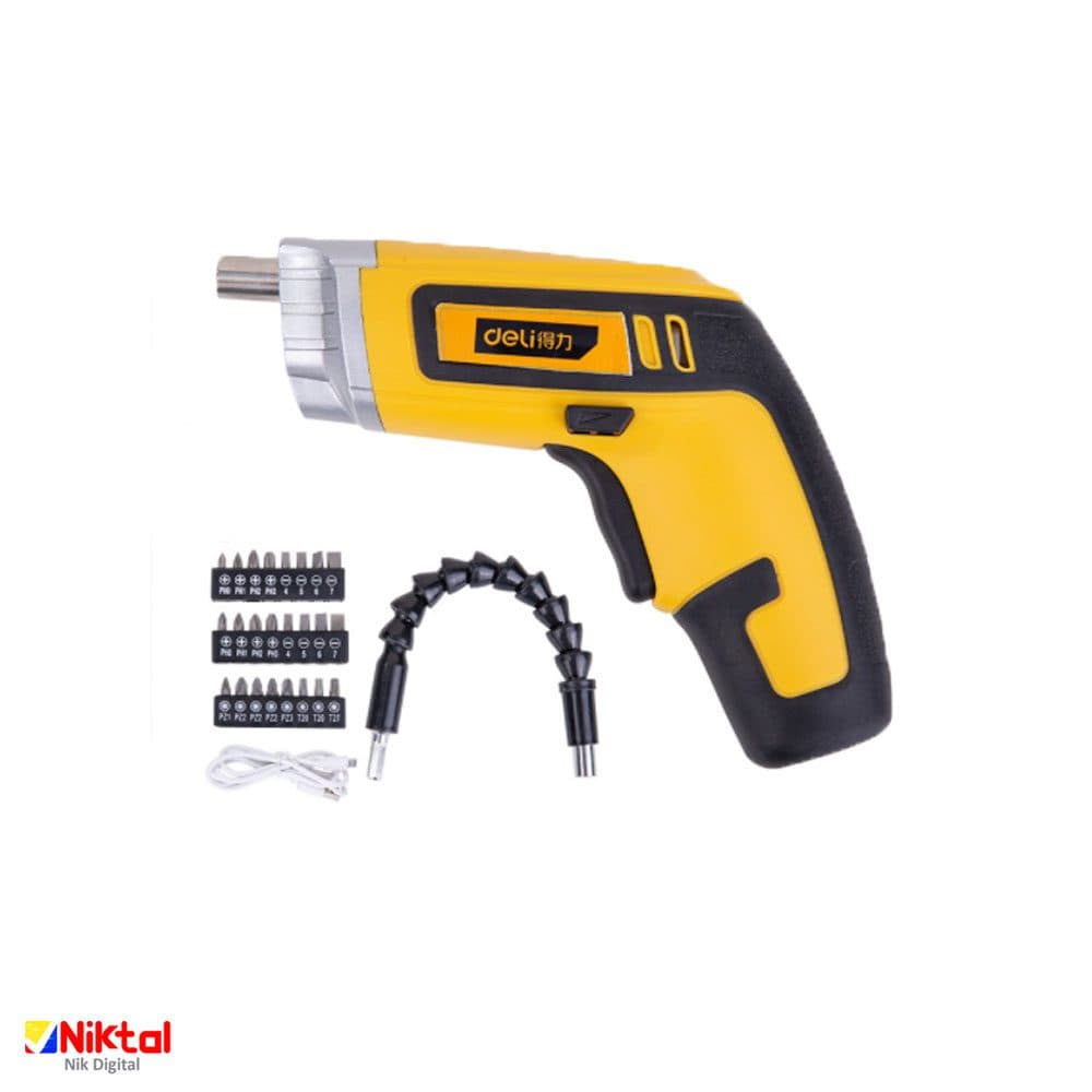 پیچ گوشتی شارژی دلی مدل DL6521 — تصویر ۲