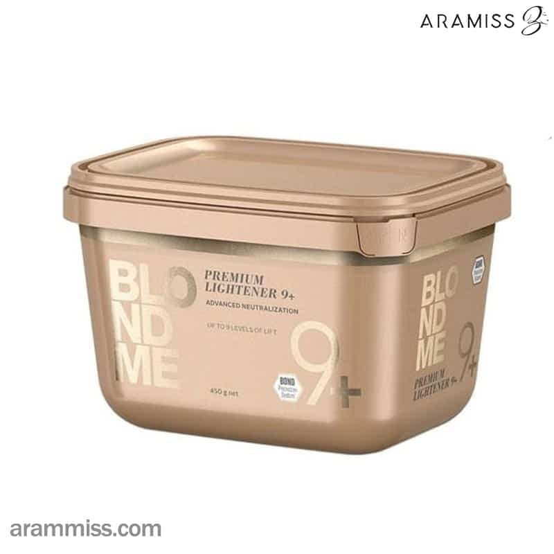 پودر دکلره آبی پریمیوم لایتنر 9+ بلوندمی 450 گرم BLONDEME