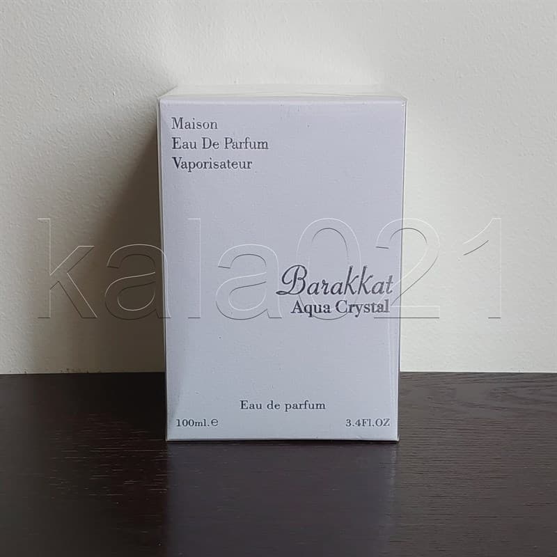 عطر ادکلن باکارات اکوا کریستال شرکتی فراگرنس ورد مدل Barakkat Aqua Crystal حجم 100 میل — تصویر ۲
