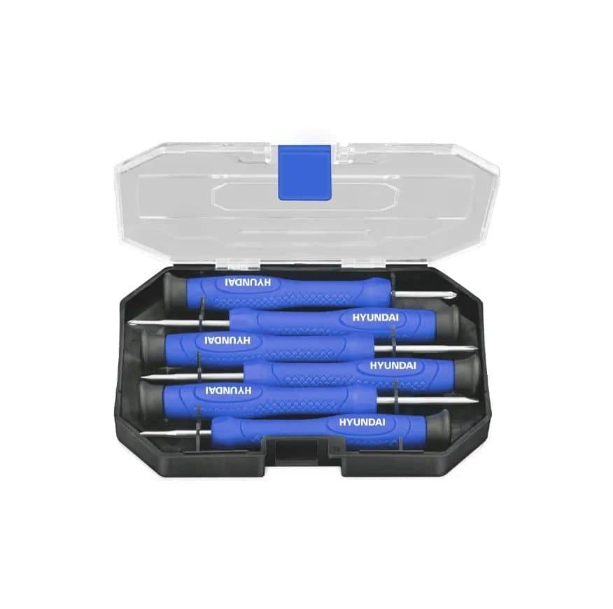 ست پیچ گوشتی 6 عددی تعمیرات موبایل HYUNDAI هیوندای مدل HT-7606 کد(3) — تصویر ۲