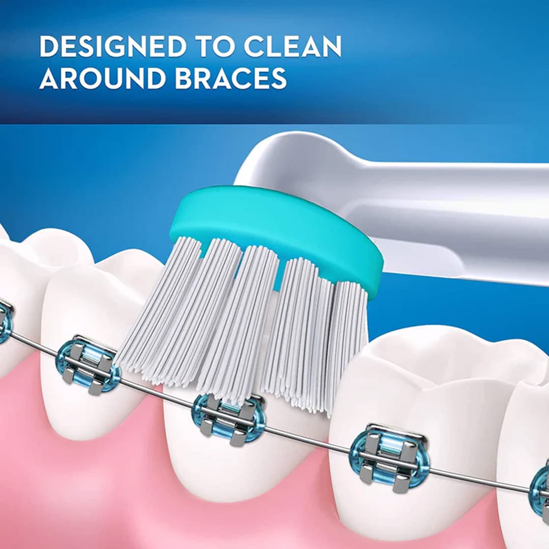 سری یدک مسواک برقی اورال بی مدل Ortho Care Essentials بسته 3 عددی — تصویر ۲