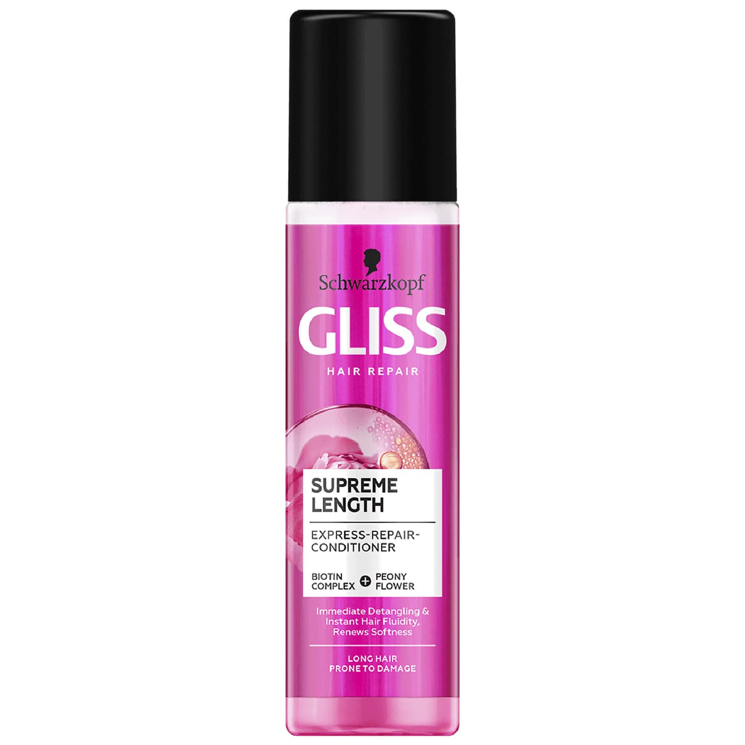 اسپری دوفاز موهای بلند گلیس مدل Supreme Length حجم 200 میل