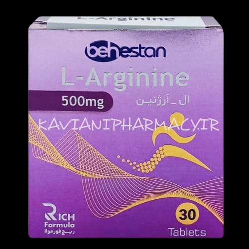 قرص ال آرژنین 500 بهستان 30عددی