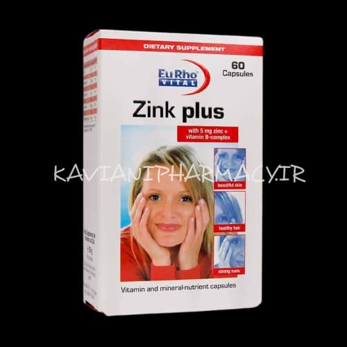 کپسول زینک پلاس 5 یوروویتال 60عددی