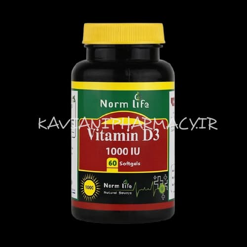 قرص D3 1000 نورم لایف 60 عددی