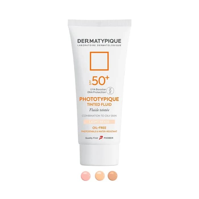 ضد آفتاب رنگی فلویید پوست مختلط و چرب +SPF50 درماتیپیک مدل فتوتیپیک