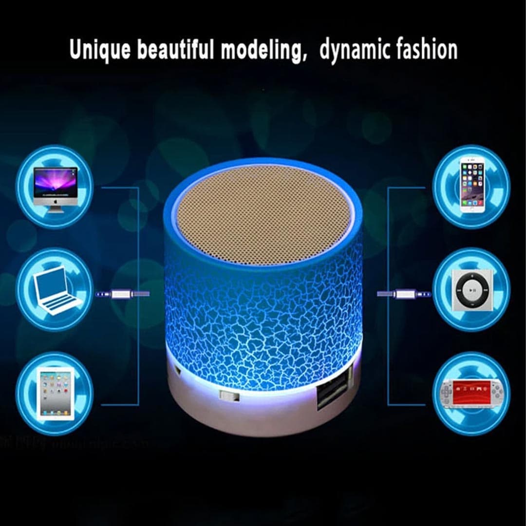 اسپیکر بلوتوثی رقص نور مدل Music Mini — تصویر ۸