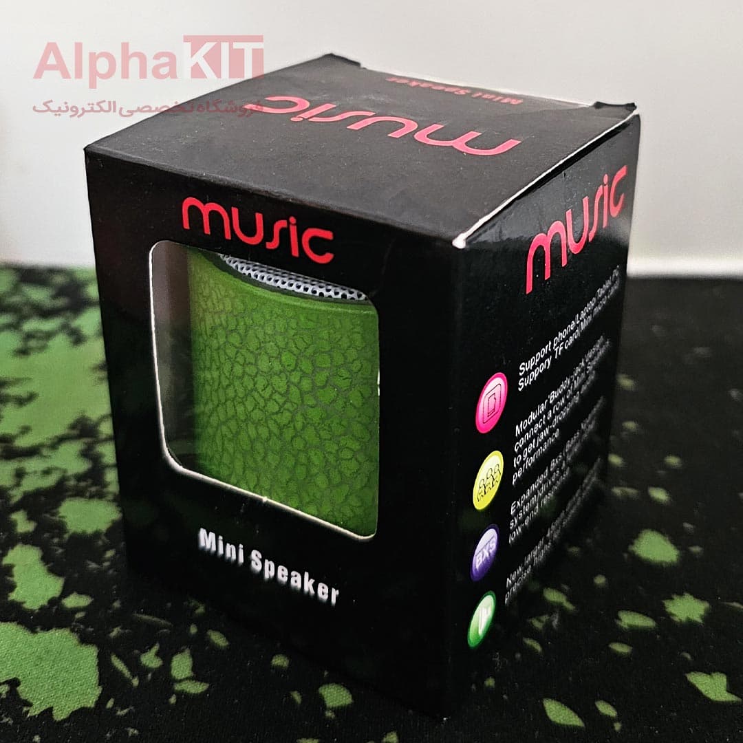 اسپیکر بلوتوثی رقص نور مدل Music Mini — تصویر ۵