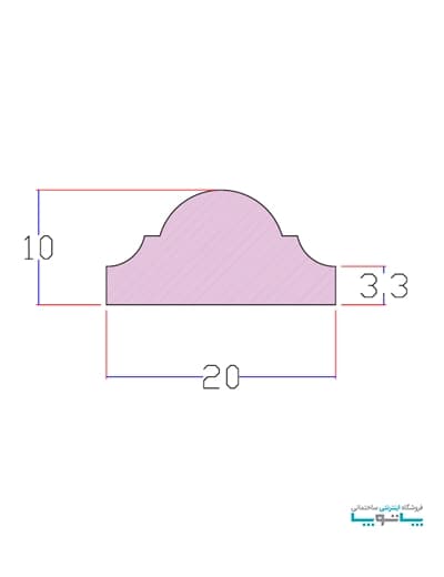 تسمه پلی استایرن بهینا کد fi9-101 — تصویر ۲