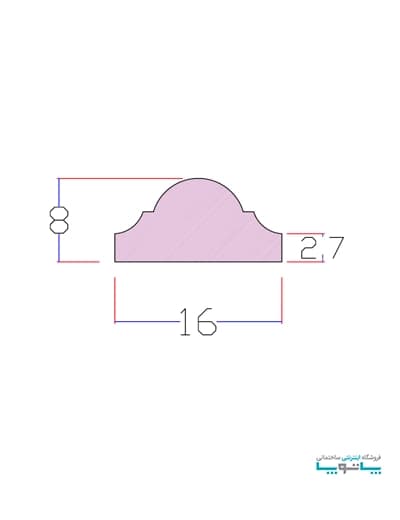 تسمه پلی استایرن بهینا کد fi8-101 — تصویر ۲