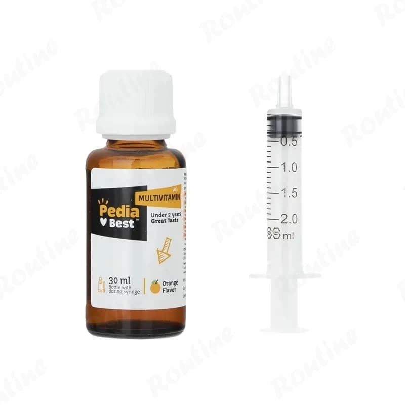قطره خوراکی مولتی ویتامین پدیابست 30 میلی‌لیتر — تصویر ۲