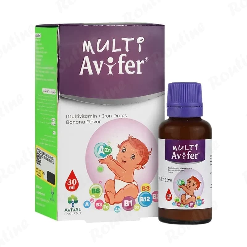 قطره خوراکی مولتی آویفر آویوال 30 میلی‌لیتر