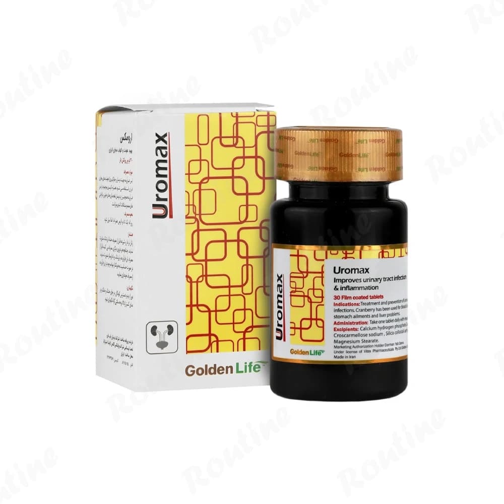 قرص ارومکس کرن‌بری + ویتامین C گلدن لایف 30 عدد — تصویر ۲
